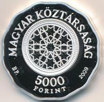 2009. 5000Ft Ag "Dohány utcai zsinagóga" dísztokban T:PP apró szennyeződés, felületi karc