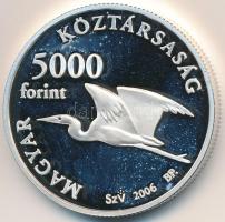 2006. 5000Ft Ag "Fertő kultúrtáj" dísztokban, tanúsítvánnyal T:PP ujjlenyomatos