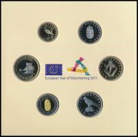 2011. 5Ft-200Ft 6klf db dísztokos szettben "Az önkéntesség európai éve 2011" T:PP