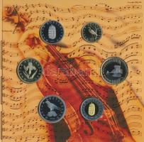 2009. 5Ft-200Ft "Haydn" 6klf darabból álló forgalmi érme sor + "Joseph Haydn" Ag...