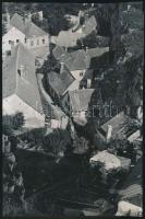 cca 1950 Sevcsik Jenő (1899-1996): Veszprém, jelzés nélküli vintage fotó a szerző hagyatékából, 24x16 cm