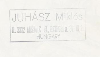 cca 1975 Juhász Miklós: Szerelőcsarnok építés, pecséttel jelzett vintage fotóművészeti alkotás, foto...