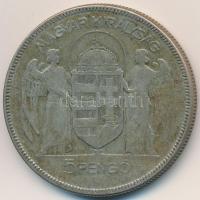 1930. 5P Ag "Horthy jobbra" T:3
Adamo P8