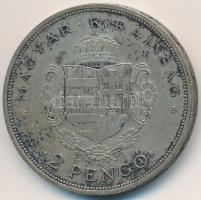 1935. 2P Ag "Rákóczi" T:2 kis patina
Adamo P7.2