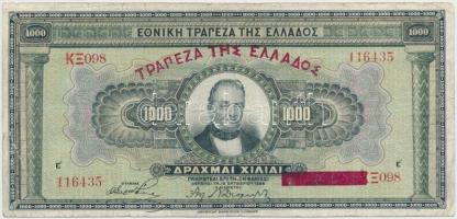 Görögország 1926. 1000Dr T:III,III-  Greece 1926. 1000 Drachmai C:F,VG