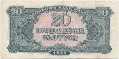 Csehszlovákia 1944. 20K T:III
Czechoslovakia 1944. 20 Korun C:F