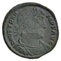 Római Birodalom / Thessalonica / Vetranius 350. Maiorina Br (4.49g) T:2- patina Roman Empire / Thessalonica / Vetranio 350. Mairoina Br &quot;D N VETRAN-IO P F AVG / CONCORDIA MILITVM - AB - .TSGamma.&quot; (4.49g) C:VF patina RIC VIII 132.