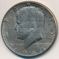 Amerikai Egyesült Államok 1964. 1/2$ Ag "Kennedy" T:2 USA 1964. 1/2 Dollar Ag "Kenned...