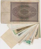 Német Birodalom / Weimari Köztársaság / Német 3. Birodalom / NDK 17db-os bankjegy tétel, benne szüks...