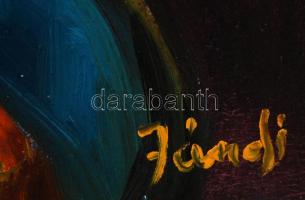 Jándi jelzéssel: Anya gyermekével. Olaj, vászon,  61×52 cm