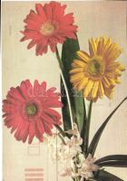 33 db MODERN nyomdahibás motívumlap; virág, gyerek / 33 false-pressed modern motive cards; flower, c...