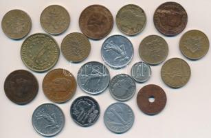 Franciaország 20db-os fémpénz tétel T:vegyes
France 20pcs of coins C:mixed