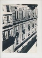 cca 1960 Budapest, Székely Bertalan utca 27. József Attila egykori - átmeneti - lakhelye, vintage épületfotó feliratozva, 24x18 cm