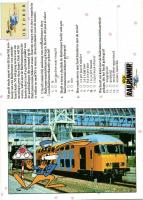 43 db MODERN használatlan holland kihajthatós Railrunner turisztikai lap gyerekeknek, kuponokkal / 43 modern unused Dutch Railrunner touristic postcards for children, with coupons