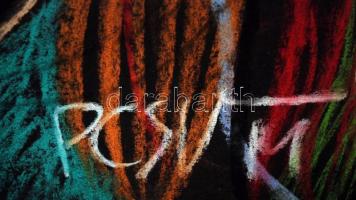 PCSVM jelzéssel: Fej. Pasztell, papír, keretben, 59×48 cm