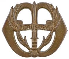 Hollandia DN "Bernhard herceg rohamosztag" fém sapkajelvény (59x50mm) C:XF  Netherlands ND "Regiment Stoottroepen Prins Bernhard" metal cap badge (59x50mm) C:2