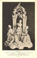 10 db RÉGI, fekete-fehér megíratlan, motívum képeslap az angliai Victoria és Albert Múzeum kiállítás...