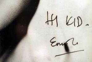 Errol Leslie Thomson Flynn (1909-1959) ausztrál származású amerikai filmszínész saját kezű aláírása ...