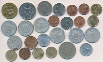 Vegyes: Észtország 2003. 1Kr + Magyarország 1927-2007. 1f-2Ft (16x) + Szingapúr 1990-2007. 1c-50c (9...