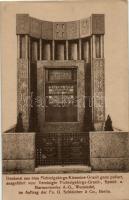Berlin, Tomb of the Family of Hermann Wirth, Vereinigte Fichtelgeb.-, Granit-, Syenit- und Marmor Werke A-G. in Wunsiedel advertisement (EK)