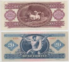 1969. 20Ft + 1992. 100Ft T:I,II-