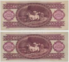 1960. 100Ft (2x) T:II-,III