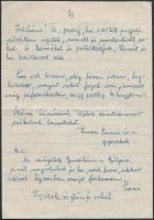 1957 2 db, disszidálás után írt levél érdekes részletekkel az utazásról