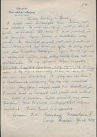 1957 2 db, disszidálás után írt levél érdekes részletekkel az utazásról