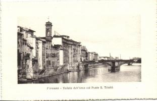 Firenze - 9 old, black & white, unused town view postcards