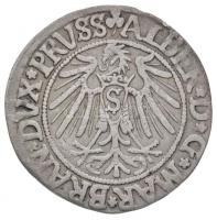 Porosz Hercegség 1541. 1Gr Ag "Brandenburgi Albert" (1,92g) T:2- kis ph.
Duchy of Prussia...