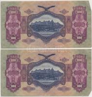 1930. 100P (6x) páronkét sorszámkövetők T:III