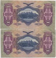 1930. 100P (6x) páronkét sorszámkövetők T:III