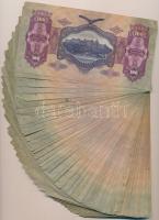 1930. 100P (100x) szakadt bankjegy kötegelővel T:vegyes