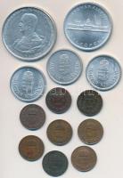 1926-1933. 1f Br (8x) + 1941-1944. 1P Al (3x) + 1943. 5P Al + 1945. 5P Al T:1-,2,2-