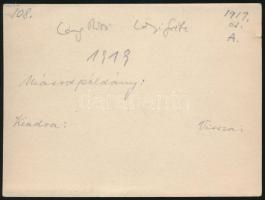 1919 Szentpál Olga (1895-1968) mozgásművésznő, koreográfus, pedagógus és szakíró fotógyűjteményéből ...