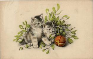 Cats with ball, M. Munk Vienne Nr. 555.