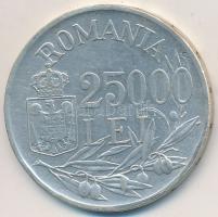 Románia 1946. 25.000L T:2- ph. Romania 1946. 25.000 Lei C:VF edge error