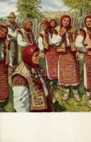 Hucul nők / Huculky / Transcarpathian folklore, Hutsuls s: Ora Pokorny
