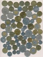 68db-os vegyes külföldi fémpénz és zseton tétel, közte Finnország, Portugália T:vegyes
68pcs of var...