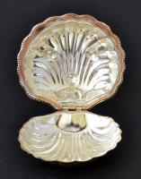 Fém kaviártartó, 13×12 cm