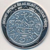 DN "A magyar nemzet pénzérméi - Szent István és az első magyar pénz 997-1038" Ag emlékérem...