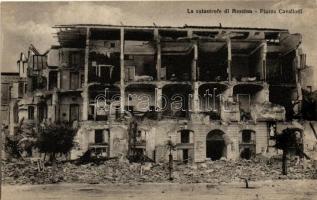 1908 Messina, La catastrofe, Piazza Cavallotti / square after the earthquake