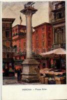 Verona, Piazza Erbe / market, shops