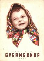 1956 Nemzetközi Gyermeknap; kiadja a Magyar Nők Demokratikus Szövetsége / International children&#039;s day s: Repcze János