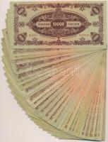 1945. 10.000P (30x) mind "MNB" bélyeggel T:vegyes