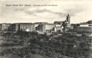 Siena, Monte Oliveto Maggiore; Panorama generale dell'Abbazia / general view of the Abbey