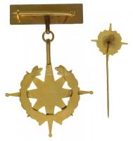 ~1980. "A Békéért" zománcozott fém kitüntetés eredeti tokban miniatűrrel T:2