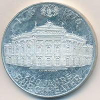 Ausztria 1976. 100Sch Ag "200 éves a Várszínház" T:2 (PP) 
Austria 1976. 100 Schilling Ag...