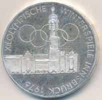 Ausztria 1976. 100Sch Ag "Innsbruck - XII. Téli olimpia / Épületek és olimpiai logó" T:2 (...