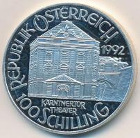 Ausztria 1992. 100Sch Ag &quot;Otto Nicolai&quot; T:PP ujjlenyomat Austria 1992. 100 Schilling Ag &quot;Otto Nicolai&quot; C:PP fingerprint